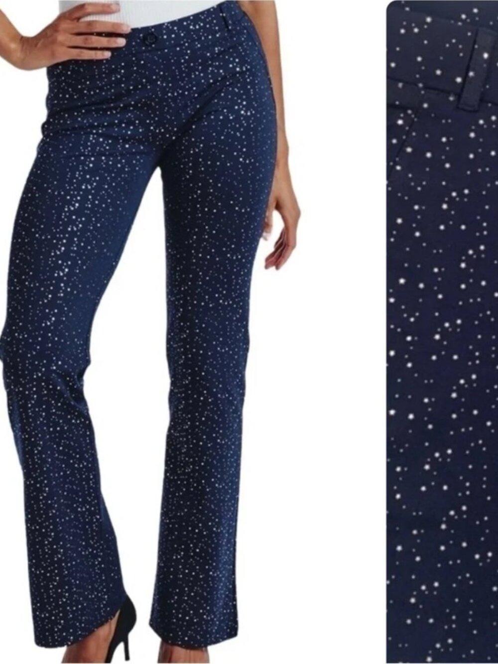 New Betabrand Starlight Straight Classic Dress Pant Yoga Pants XLarge
